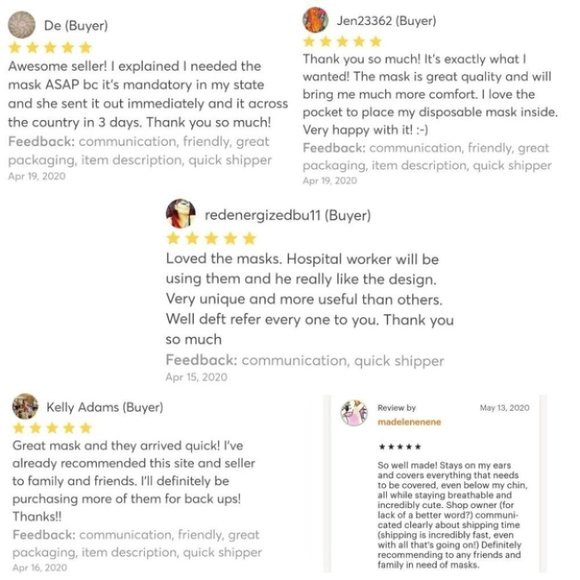 Strawberry Face Mask W/ Disposable Filter Pocket - Picture 12 of 13